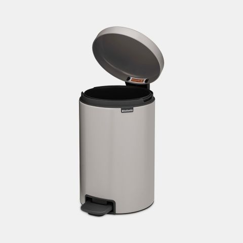 Poubelle à pédale newIcon 12 litres - Soft Grey