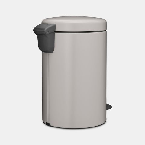 Poubelle à pédale newIcon 12 litres - Soft Grey