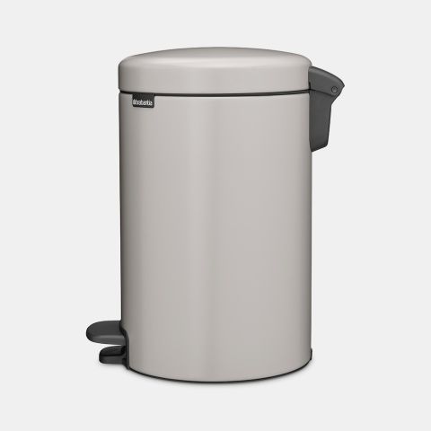 Poubelle à pédale newIcon 12 litres - Soft Grey