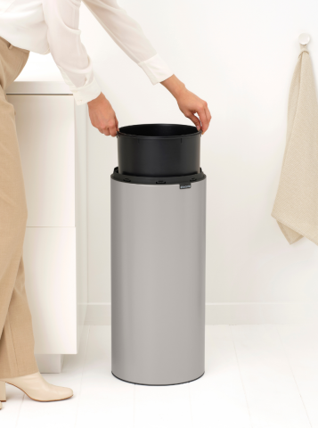 Touch Bin New 30 liter - Soft Grey
