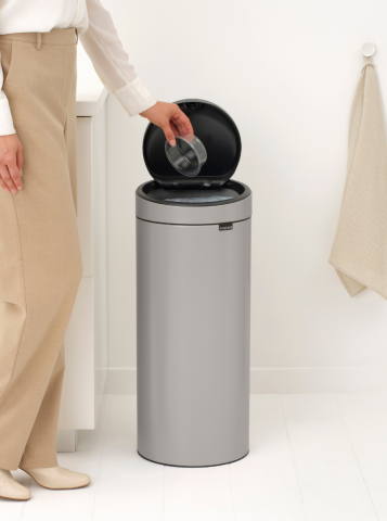 Touch Bin New 30 liter - Soft Grey