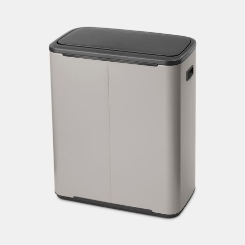 Bo Touch Bin 2 x 30 liter - Soft Grey