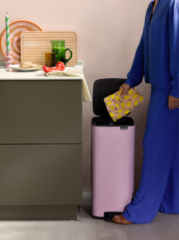 Poubelle à Pédale Bo 30 litres - Lilac Pink