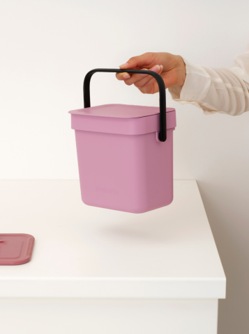 Sort & Go Afvalemmer 3 liter - Lilac Pink
