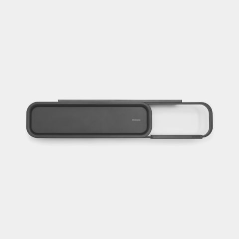 MindSet Porte-rouleau de papier hygiénique avec étagère Mineral Infinite Grey