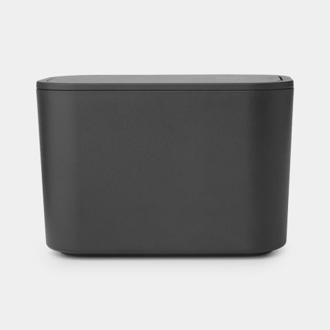 MindSet Bathroom Waste Caddy Dark Grey