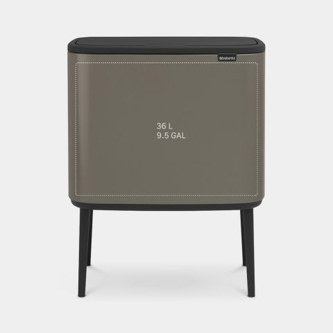 Bo Touch Bin 36 litre - Platinum