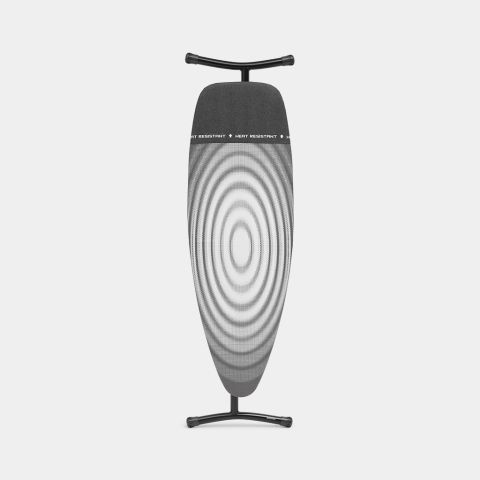 Mesa de planchar D 135 x 45 cm, para plancha y generador de vapor - Titan Oval, Algodón Fairtrade