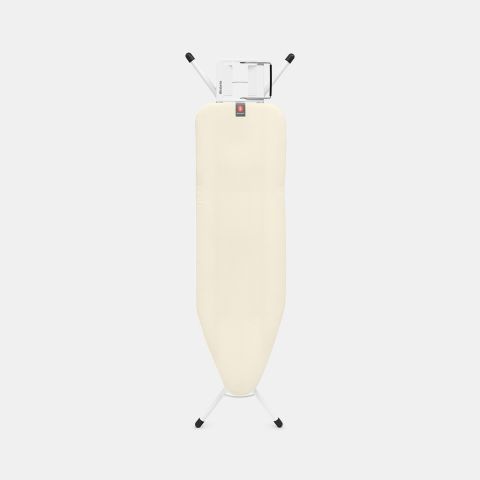 Deska do prasowania B 124 x 38 cm, na żelazko parowe – Ecru, Bawełna Fairtrade