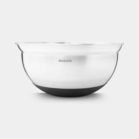 Miska kuchenna 3,0 l – Stal Matowa / Czarny