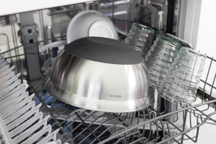 Miska kuchenna 3,0 l – Stal Matowa / Czarny