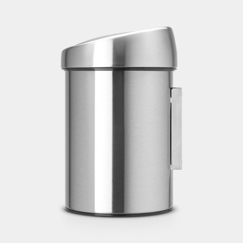 Touch Top Trash Can 0.8 gallon (3 liter) - Matte Steel
