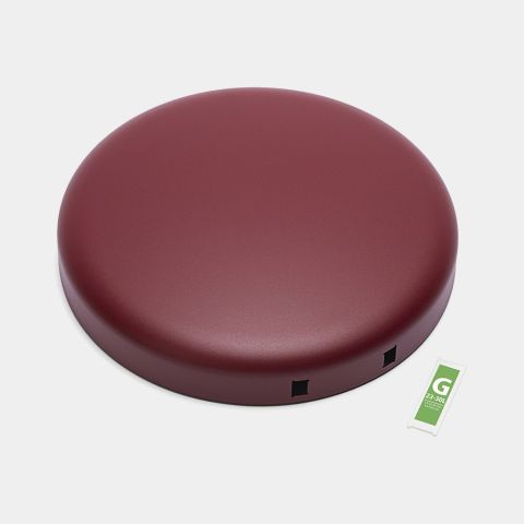 Deksel NewIcon pedaalemmer 30 liter - Mineral Windsor Red