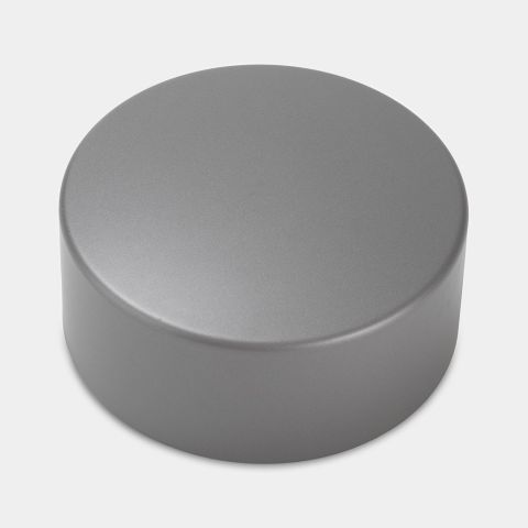 Lid Canister, High Ø 4.3 in (11cm) - Platinum
