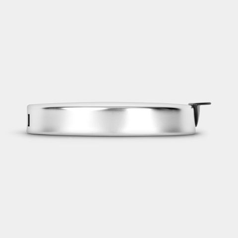 Klapa kosza naściennego 3 l, Ø17 cm - Brilliant Steel