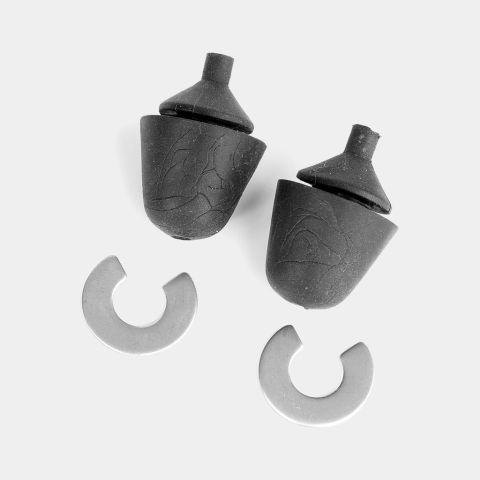 Amortiguador para Push Bin Juego de 2 - Black