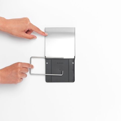 Toilet Roll Holder ReNew - Matt Steel