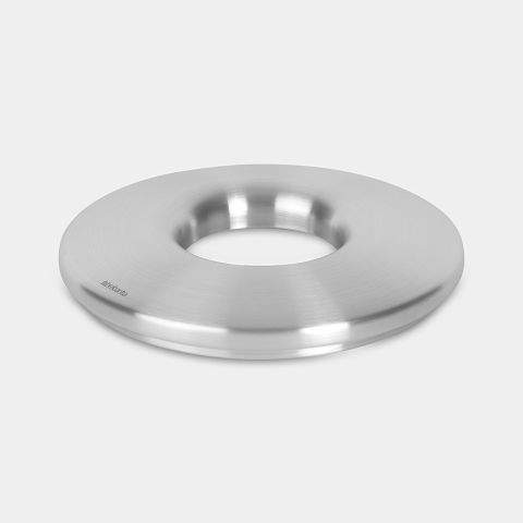 Laundry Bin Lid 35 litre, Ø30cm - Matt Steel