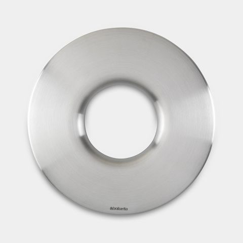 Laundry Bin Lid 35 litre, Ø30cm - Matt Steel