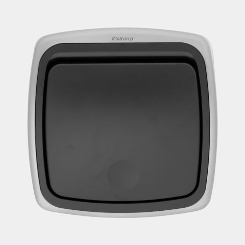 Couvercle Touch Bin 25 litres - Matt Steel Fingerprint Proof