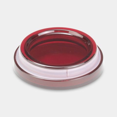 Deksel voor koffiepadsbus Red