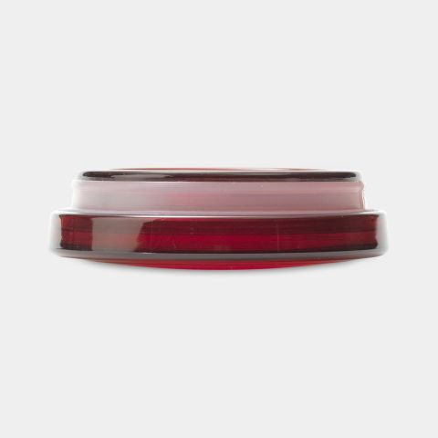 Deksel voor koffiepadsbus Red