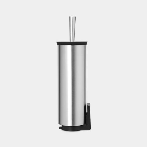 Toilet Brush and Holder Profile - Matt Steel