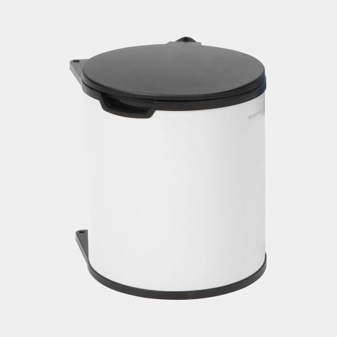 Built-in Bin 15 litre - White