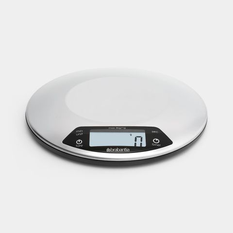 Kitchen Scales Matt Steel