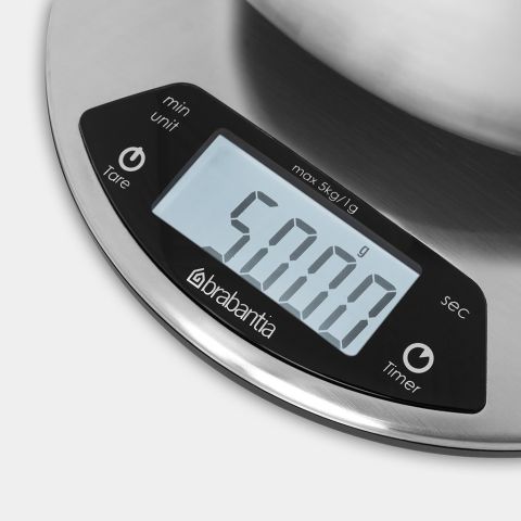 Kitchen Scales Matt Steel