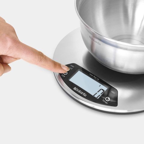 Kitchen Scales Matt Steel