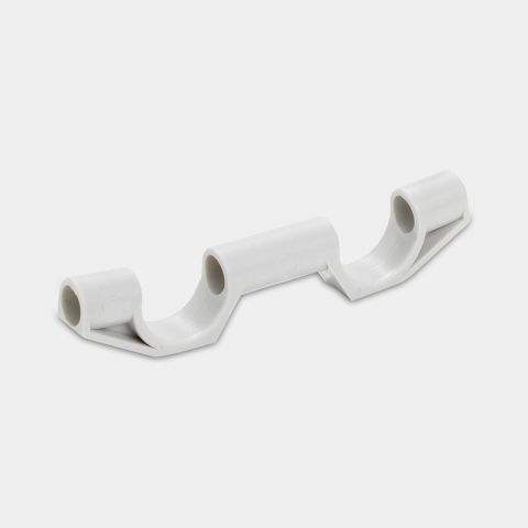 Hinge Cap Ø0.8 in (22mm) – White