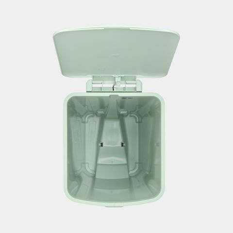 StepUp Pedaalemmer Recyclestraat 40L - Jade Green - Soft Beige - Dark Grey
