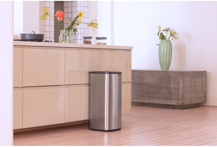 Bo Touch Bin 30 litres - Matt Steel Fingerprint Proof