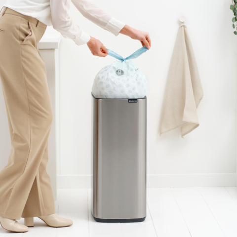 Bo Touch Bin 30 litres - Matt Steel Fingerprint Proof