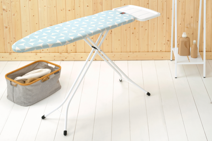 Asse da Stiro B 124 x 38 cm, per caldaia a vapore -  Fresh Breeze, Cotone equosolidale