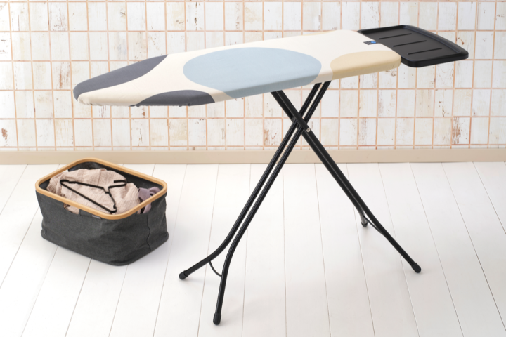 Ironing Board C 124 x 45 cm, for Steam Generator - Spring Bubbles, Fairtrade cotton
