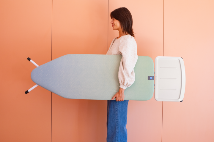 Ironing Board C 124 x 45 cm, for Steam Generator - Soothing Sea, Fairtrade Cotton