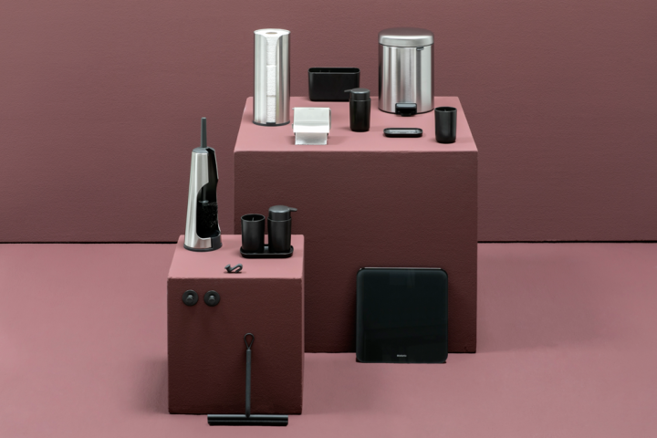 Porta Scopino da Toilette ReNew - Matt Steel