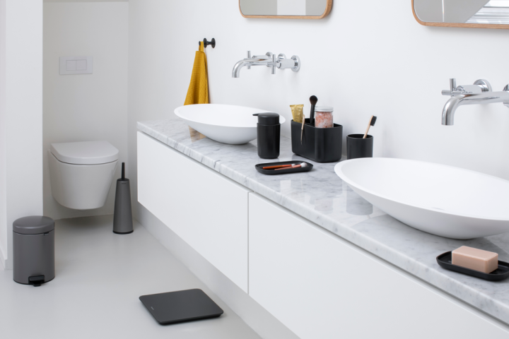 Szczotka do WC w obudowie ReNew - Platinum