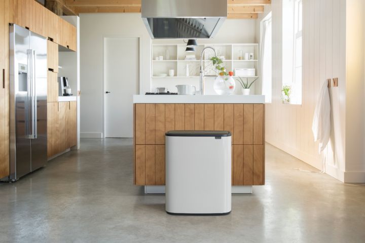 Bo Touch Bin 60 Liter - White