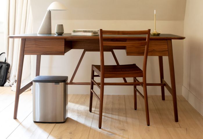 Bo Waste Bin 12 liter - Brilliant Steel