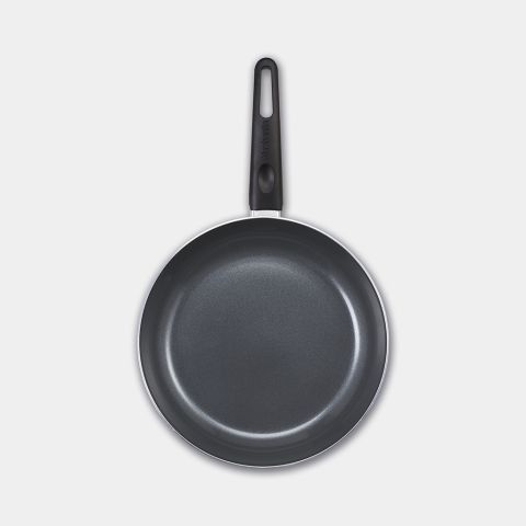 Indu+, patelnia do smażenia 24 cm do smażenia, powłoka nieprzywierająca — Light Grey