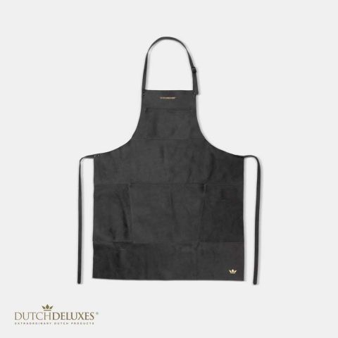 Grembiule Spazzolato Vintage Nero