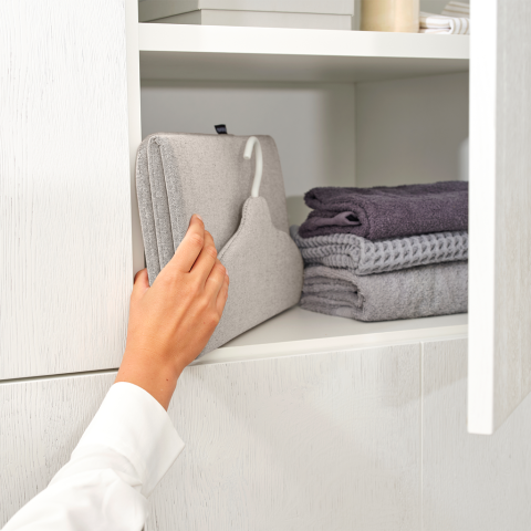 Kledingstoombord opvouwbaar Grey