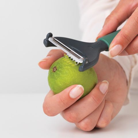 Food Y-Peeler plus Zester TASTY+ - Fir Green