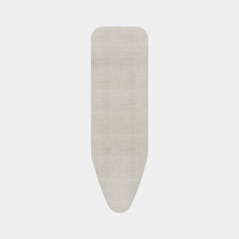 Housse de table à repasser taille B 124 x 38 cm, set complet - Denim Grey, Coton équitable
