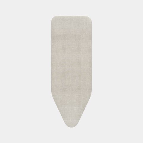 Ironing Board Cover C 124 x 45 cm, Top Layer - Denim Grey, Fairtrade cotton