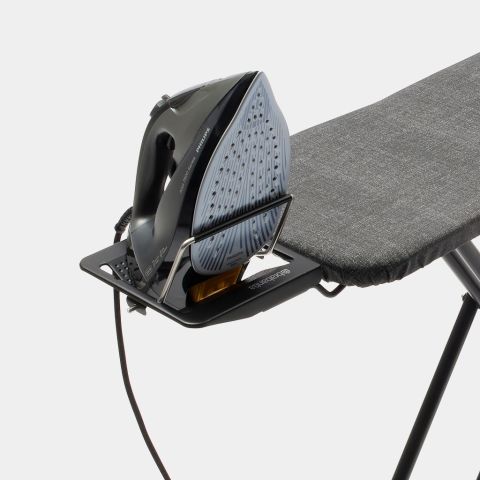 Table à repasser taille A 110 x 30 cm, pour fer vapeur - Denim Black, Coton equitable