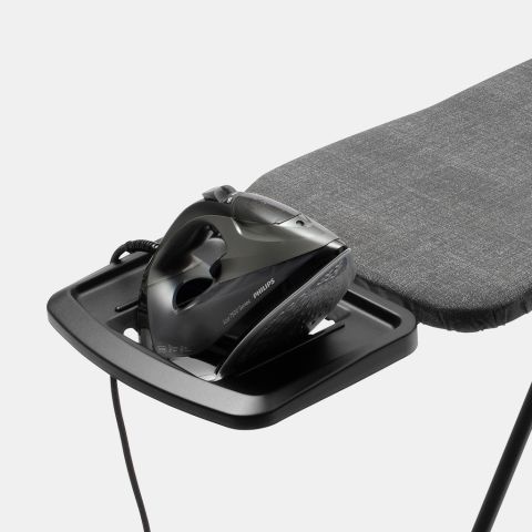Ironing Board B 124 x 38 cm, for Steam Iron - Denim Grey, Fairtrade cotton